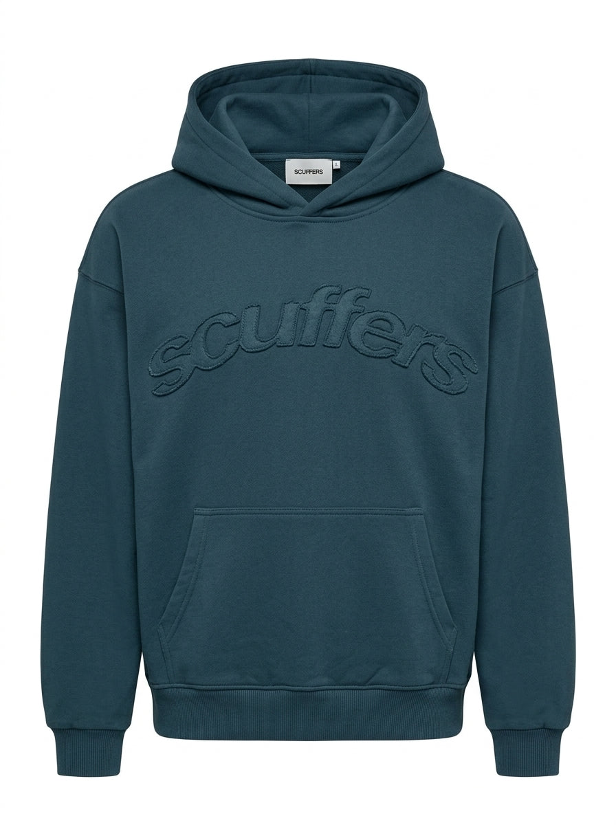 [WHOLESALE ONLY - CONTACT TO ORDER] [WHOLESALE ONLY - CONTACT TO ORDER] Unisex Heavyweight Cotton French Terry Embossed Arch Logo Pullover Hoodie[AW-144]