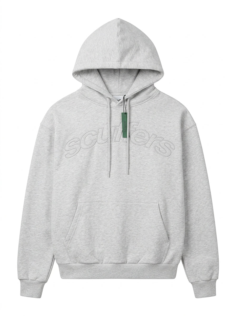[WHOLESALE ONLY - CONTACT TO ORDER] [WHOLESALE ONLY - CONTACT TO ORDER] Unisex Heavyweight Cotton French Terry Embossed Arch Logo Pullover Hoodie[AW-144]