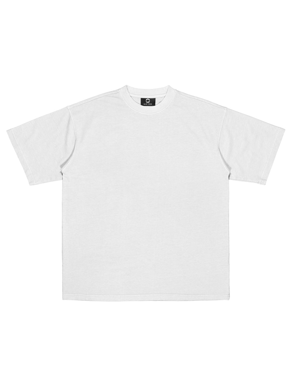 White t-shirt on a white background Front