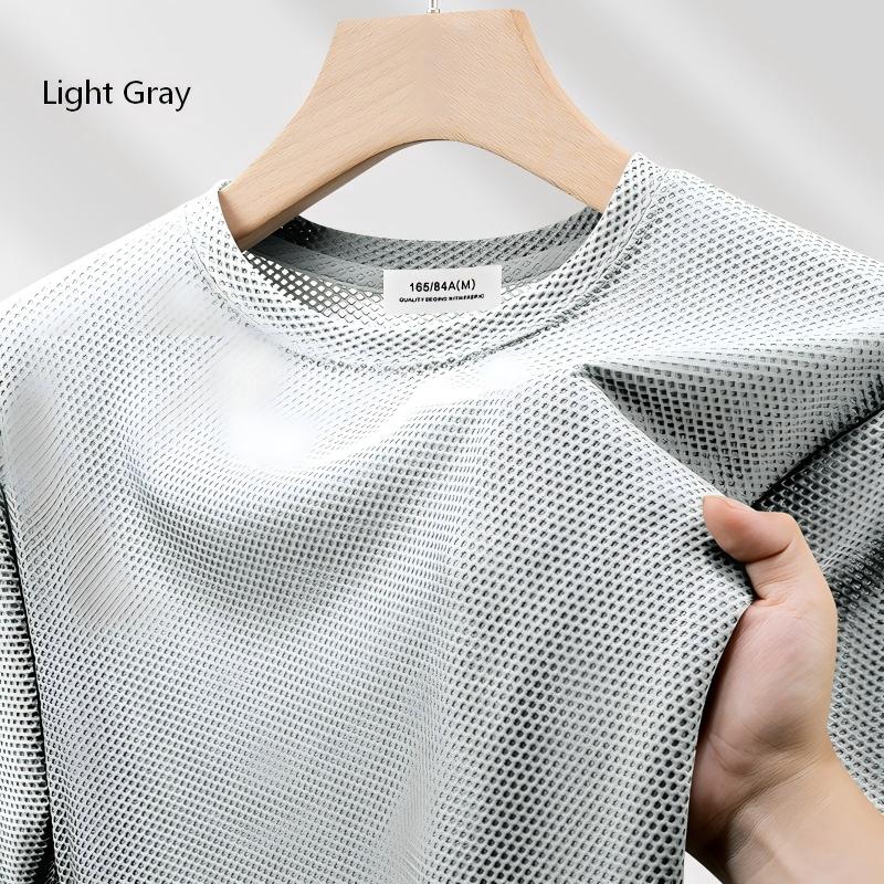 Men’s Breathable Mesh T-Shirt – Cooling Quick-Dry Summer Performance Tee[NA-008]