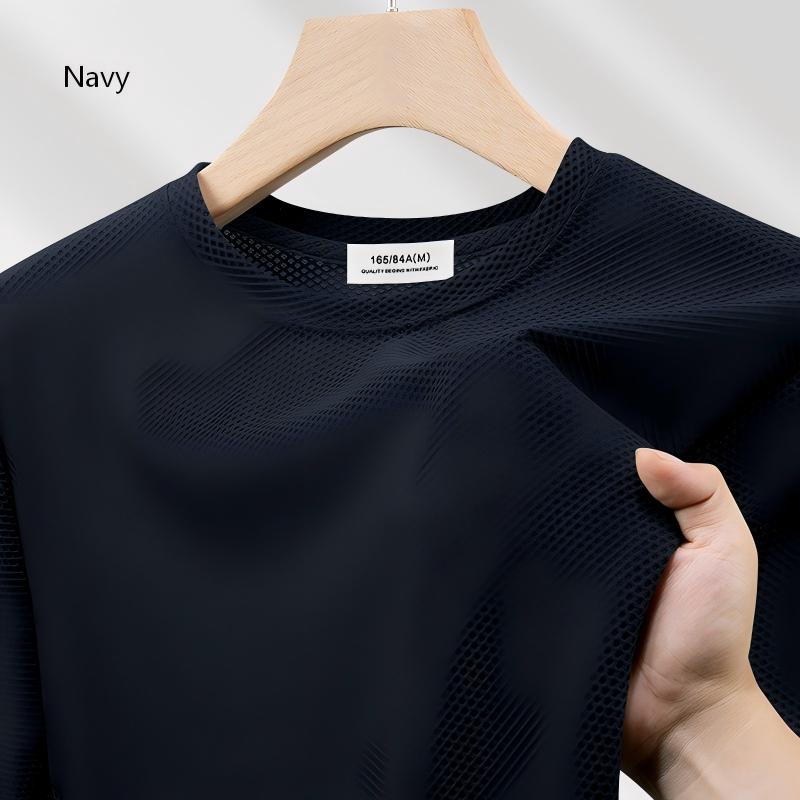 Men’s Breathable Mesh T-Shirt – Cooling Quick-Dry Summer Performance Tee[NA-008]