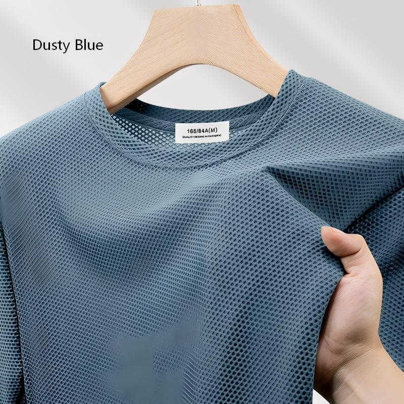 Men’s Breathable Mesh T-Shirt – Cooling Quick-Dry Summer Performance Tee[NA-008]